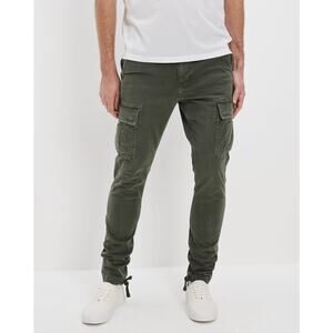 AMERICAN EAGLE AE Flex Skinny Lived-In Cargo Pant Men’s Size 30x32 Army Green